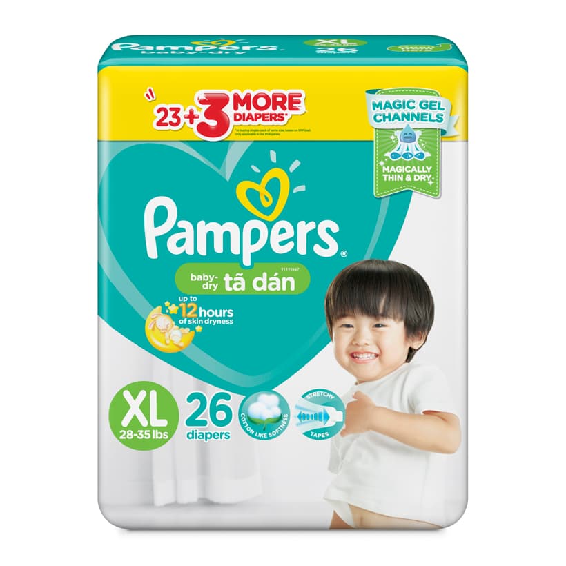 Bỉm Pampers Pampers Giữ Dáng Size XL