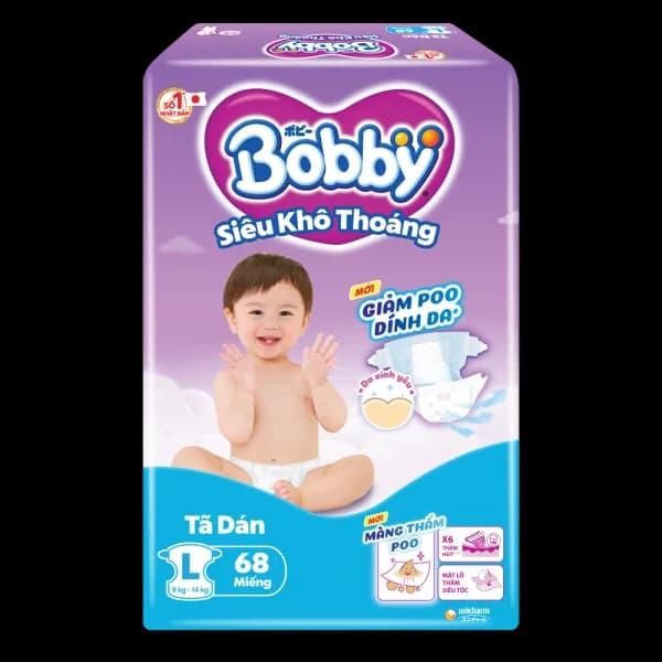 Bỉm Bobby Size L