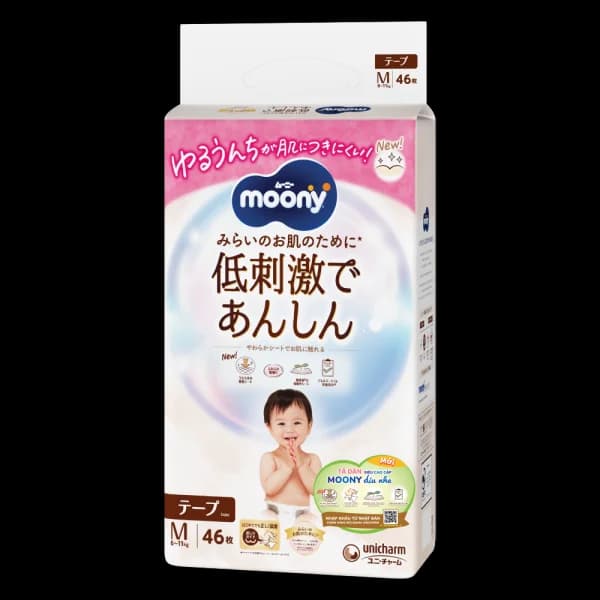 Bỉm Moony Moony 3S Size M
